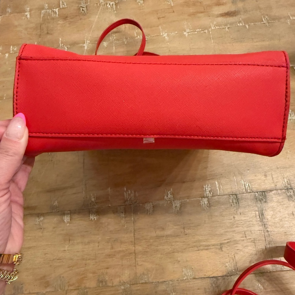 Marc Tetro Red Westie Print Shoulder Bag with Coin Pouch and Matching Leash - Picture 11 of 14
